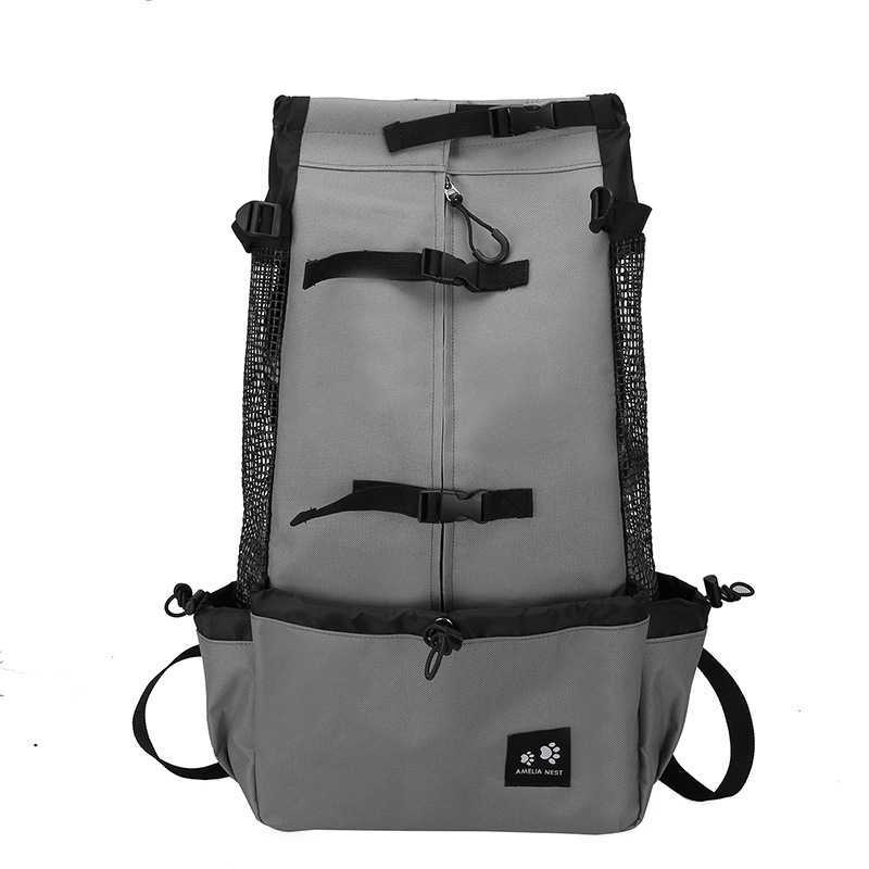 Mochila de Viaje para Perros con Visera Mediana y Grande - Transpiración, Respirable y Lavable para Excursiones Al Aire Libre — imagen 12