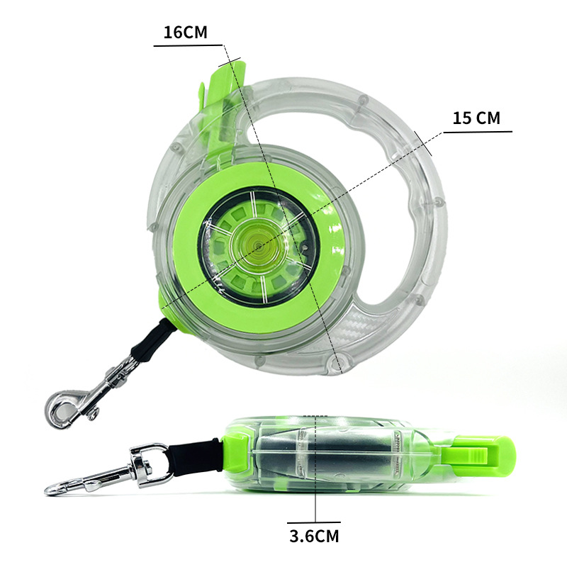 New Explosion-Proof Okinawa Traction Rope Automatic Retractable Small And Medium-Sized Dog Walking Dog Rope Pet Supplies Dog Traction Device — image 2