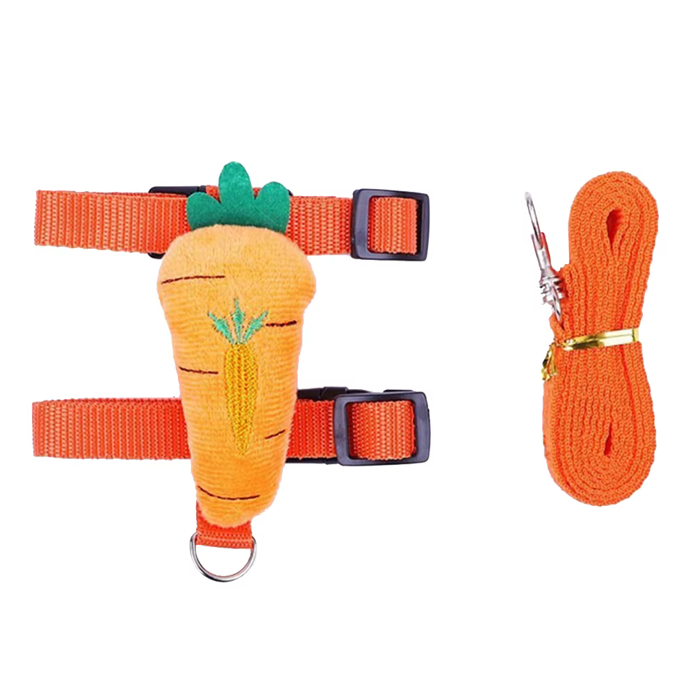 Set de arnés y correa ajustable para pequeños animales - Conejillos, gatos, erizos, conejos, feroces, cerditos para pasear al aire libre — imagen 4
