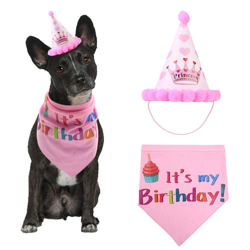 Sombreros de Fiesta para Mascotas - Trajes de Cumpleaños con Cinta Adhesiva — imagen 2