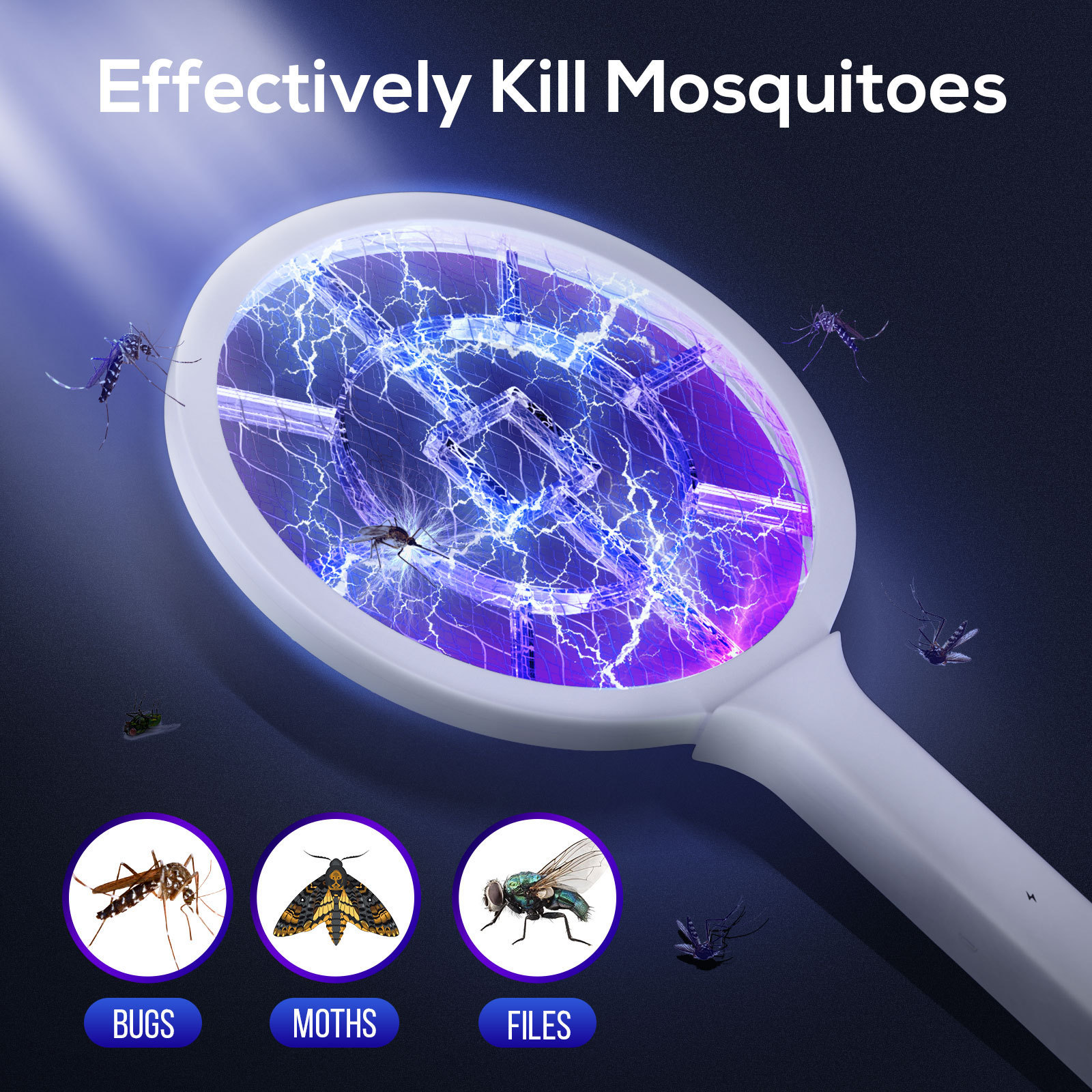 Atrapanotas Eléctricas de Mosquitos con Lámpara UV Repelente de Mosquitos para Hogar — imagen 1