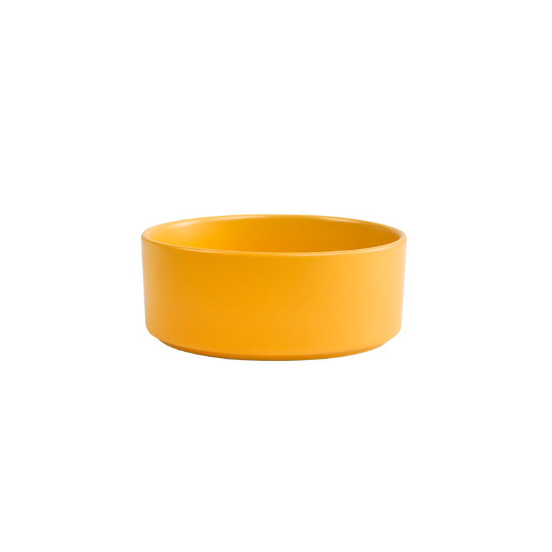 Platos para Mascotas - Estantería de Madera Plato de Ensalada Plato de Fideos Almacenamiento de Llaves Plato de Cerámica para Perros Comida doble — imagen 13