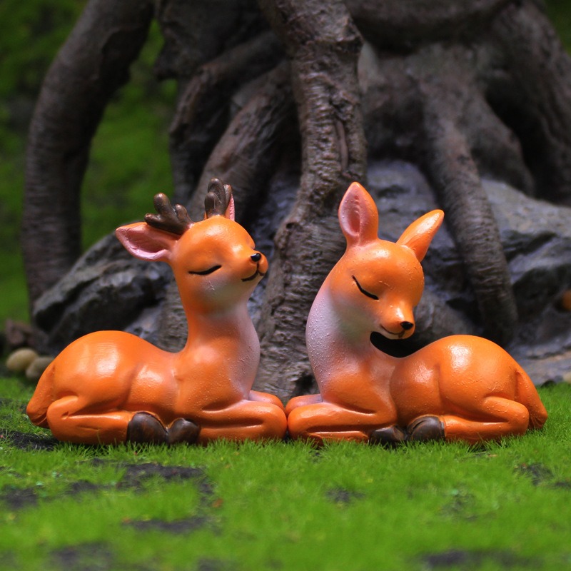 Miniaturas de ciervos sika para paisajes microscópicos — imagen 3
