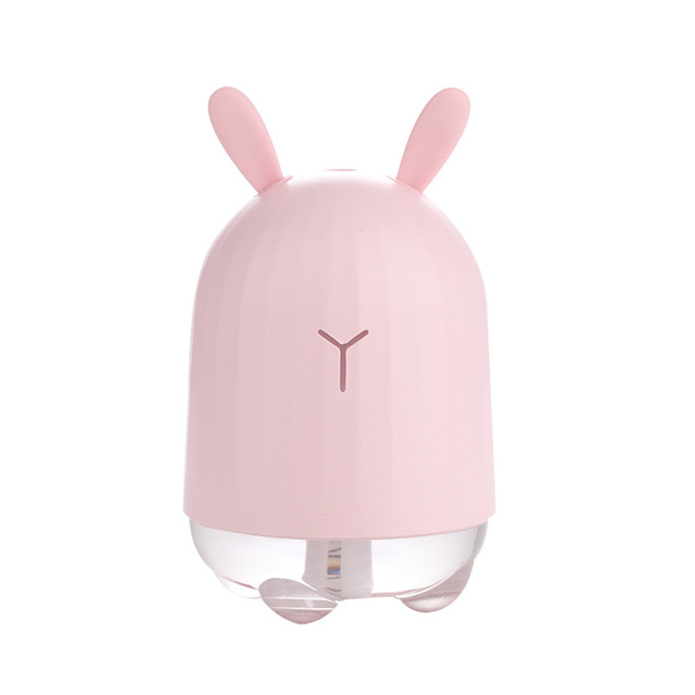 Lovely Rabbit Air Humidifier USB Aroma Diffuser with LED Lamp Mini Ultrasonic Cool Mist Maker Fogger for Office Car Air Purifier — image 8