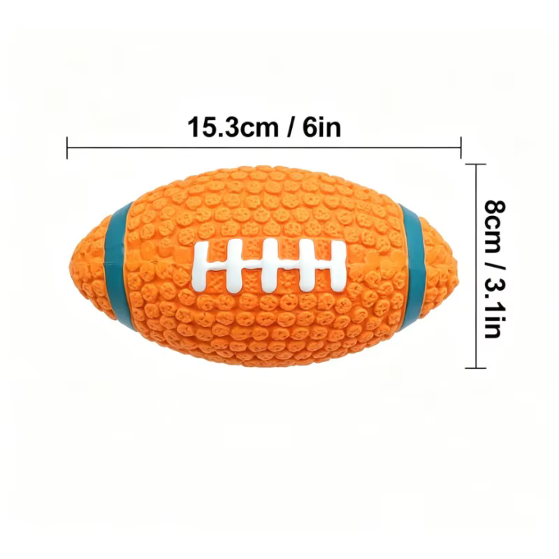 Pelotas de Látex que Hacen Ruido para Perros Grandes - Juguetes con Sonido para Canes Pequeños y Grandes Accesorios para Mascotas — imagen 2