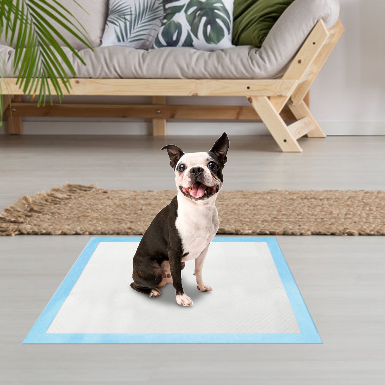 Juego de 50 Piezas de Almohadillas de Entrenamiento para Perros, Tapetes Absorbentes para Cachorros y Gatos, Entrenamiento Sanitario 24in X 18in M — imagen 13