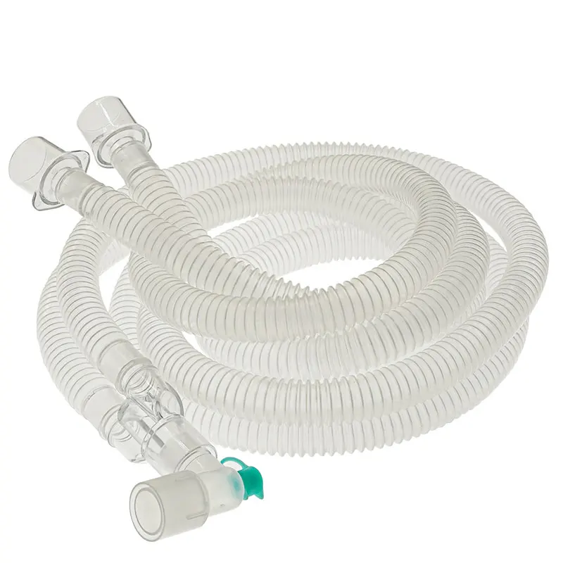 Circuito Respiratorio Veterinario de PVC para Anestesia con Tubo Corrugado - Equipo de Ventilación para Animales Dispositivos