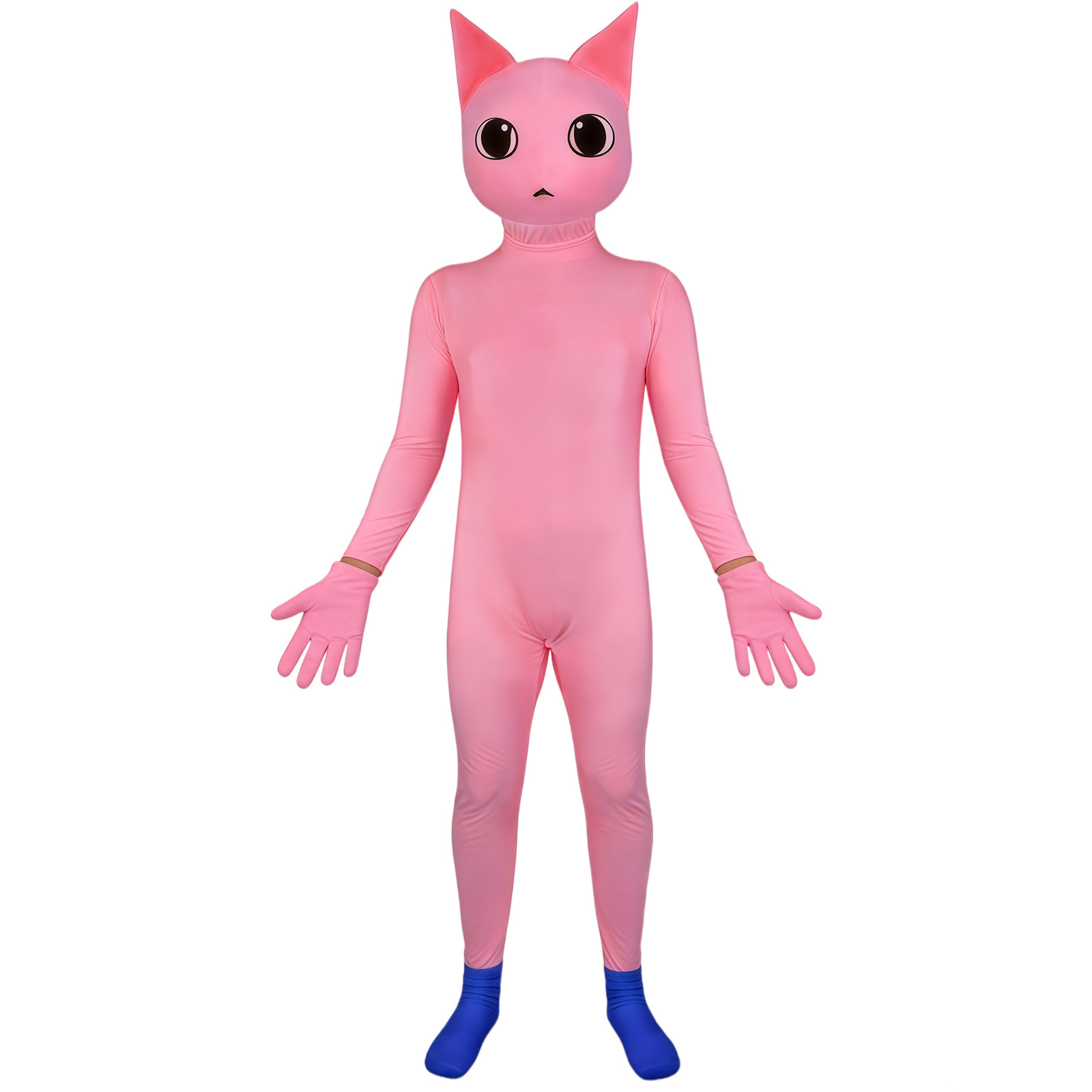 Disfraz de Cosplay Personaje de Hospital Animal Doctor Venado Gato Rosa y Negro Mono de Cuerpo Completo Disfraz Infantil de Halloween — imagen 3
