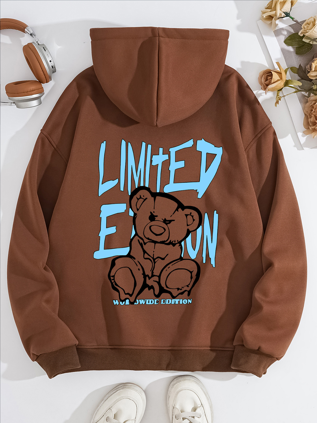Bear print hooded sweatshirt — image 11