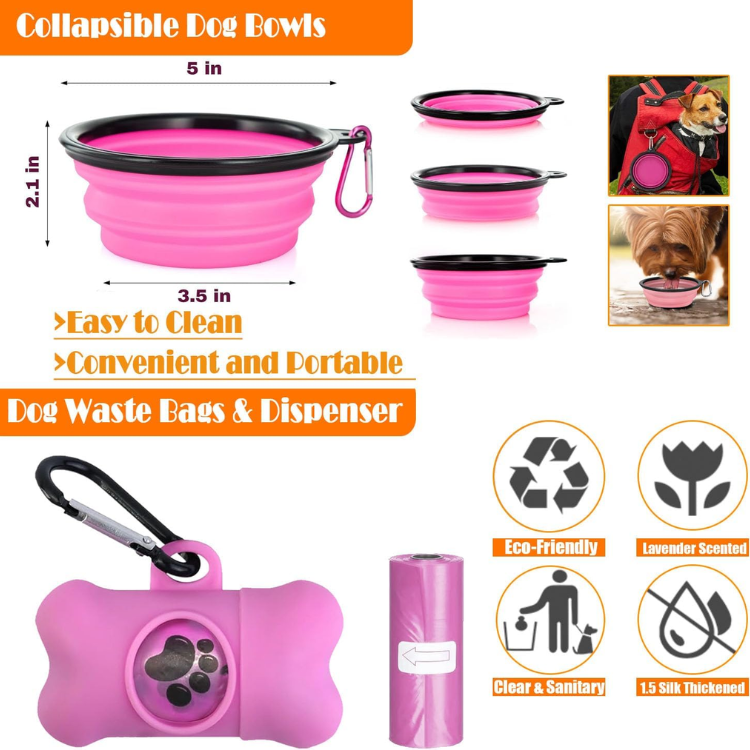 No Pull Dog Harness, Collar & Leash Set With Travel Accessories — image 5