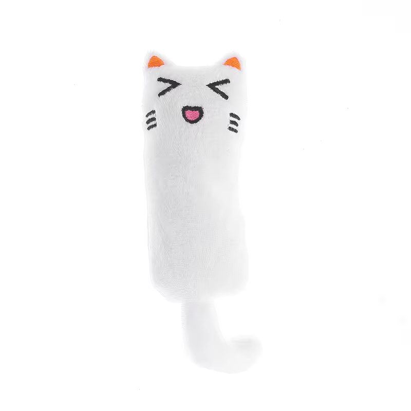 Cute Cat Toys Funny Interactive Plush Cat Toy Mini Teeth Grinding Catnip Toys Kitten Chewing Squeaky Toy Pets Accessories — image 2