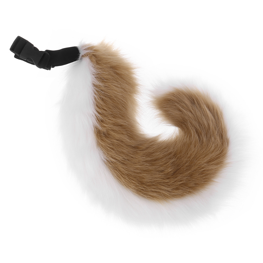 Handmade Plush Folded Ear Dog Headband Animal Ears Hair Accessory Cosplay Dog Ears Performance Tail Accessories — image 9