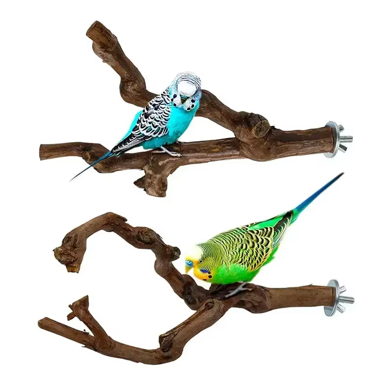 Palo de Estar para Mascotas Madera de Vino Silvestre: Palo de Pájaro para Periquitos y Cacatúas — imagen 3