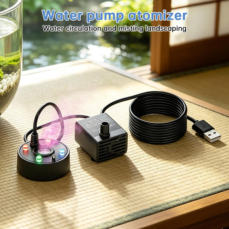 USB 5V Ultrasonic Mist Maker Fogger Pump for Pond, Fountain, Fish Tank & Rockery Landscape Humidifier — image 8