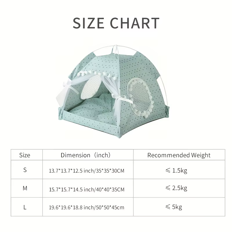Cama Tenda para Mascotas: Casa de Gatos, Accesorios, Alfombra Cálida, Muebles Sofá, Cesta, Camas, Tenda de Cierre Clamshell para Gatitos, Invierno — imagen 3