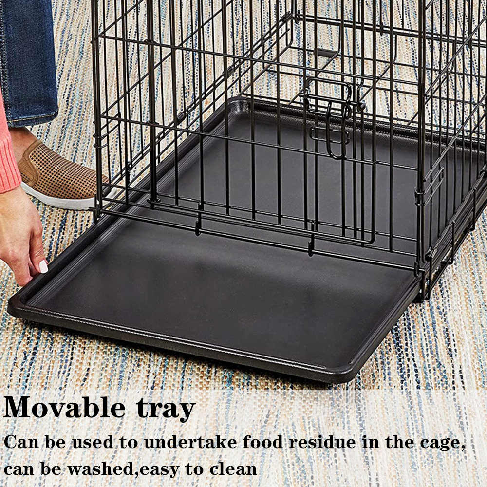 Cage Bottomless Dog Cage Small Dog Cage Teddy Pet Cat Cage Folding Dog Cage — image 2