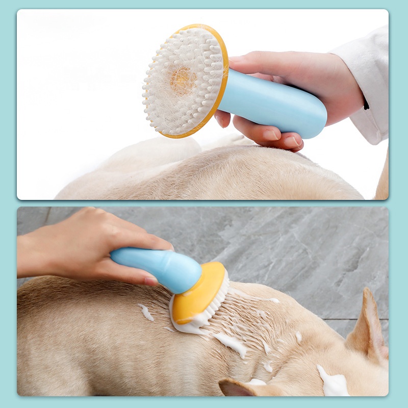 Handheld Pet Bath Brush Cleaning Grooming Tools Cleaning Supplies Pet Bath Brush — image 4