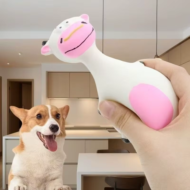 Pet Interactive Throwing Chewing Toys Bite Resistant Dog Play Toys Teeth Cleaning Training Toy for Dogs Puppy — image 2