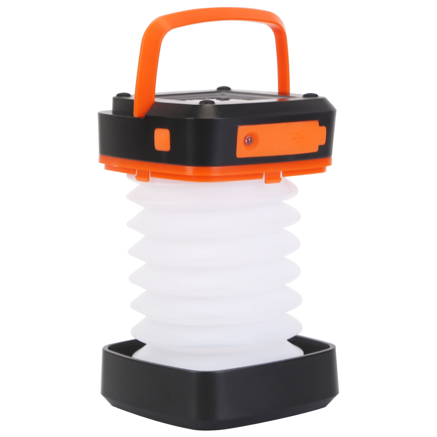 Solar Camping Lantern LED Collapsible Tent Lamp USB Rechargeable Portable Emergency Camping Light For Hiking Fishing Outdoor — image 1