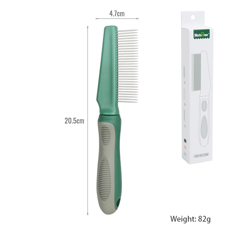 Pet Comb Cat Hair Removal Long Needle Comb Flea Comb Knot Hair Removal Comb Dog Comb Pet Supplies — image 11