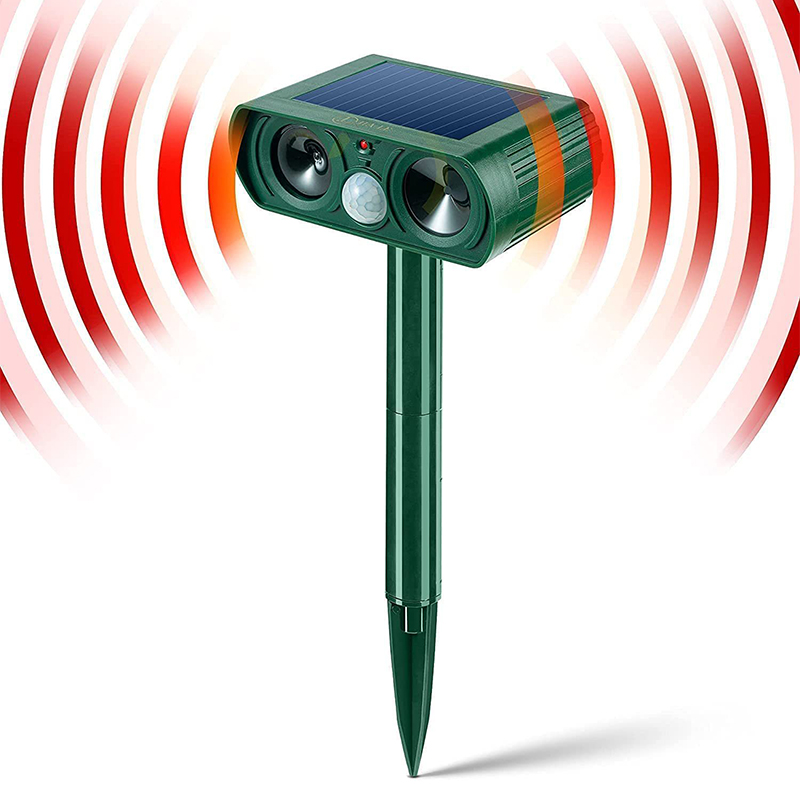 2025 Solar Animal Repeller - Rechargeable Infrared Repellent for Cats, Dogs, Gardens & Patios, I8W9 — image 1