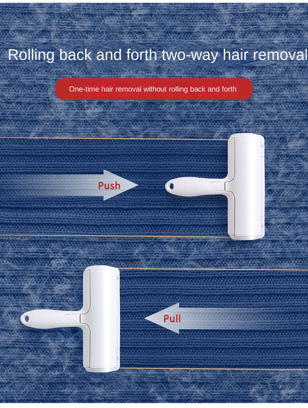 One-Click Clean Pet Grooming Brush – Dog & Cat Deshedding Tool & Self-Cleaning Fur Remover — image 2