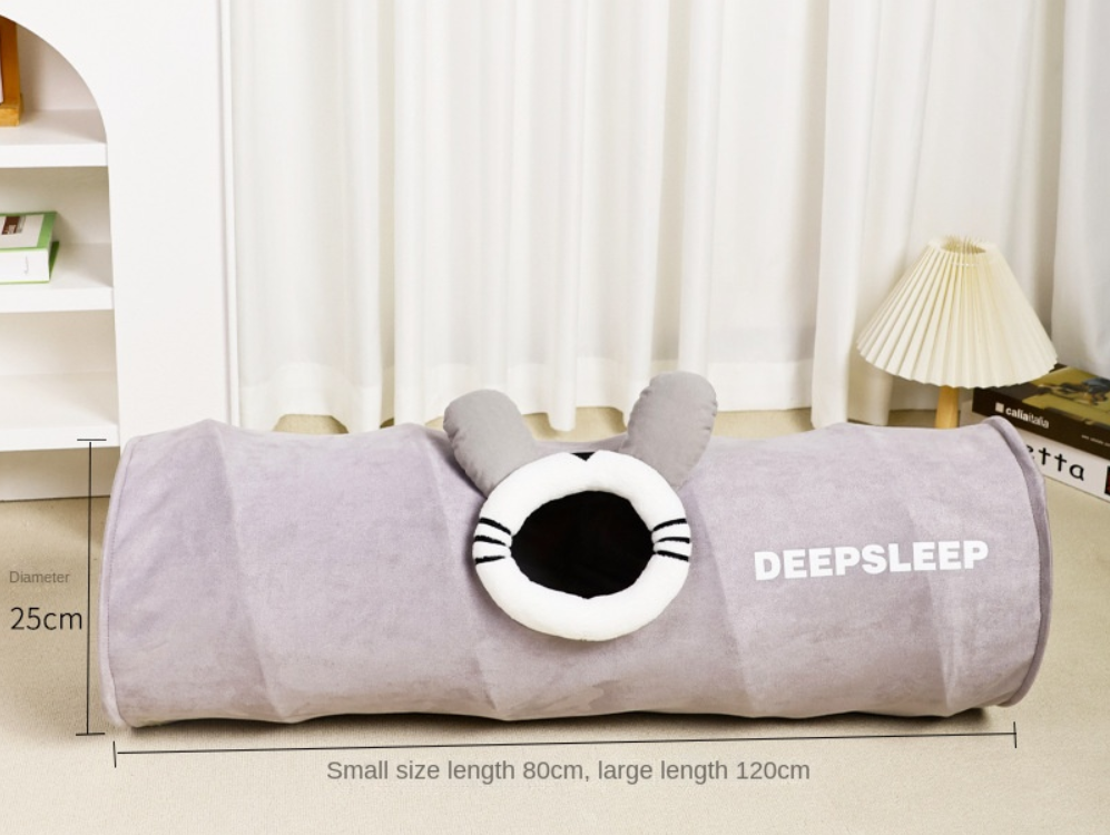 Cat Rolling Cage Toy Hide-and-Seek Straight Tunnel Cat Bed Universal Pet Cat Tunnel — image 9