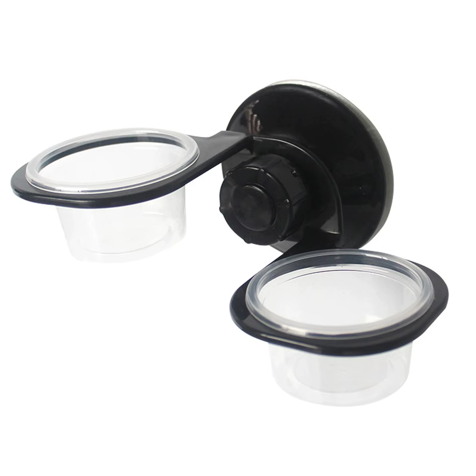 Dual Cup Suction Cup Reptile Feeding Bowl Wall Mount Feeder Arboreal Food Water Dish Crested Gecko Chameleon Vivarium Supplies — image 3
