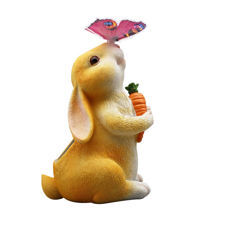 Solar waterproof and luminous rabbit light courtyard — image 1