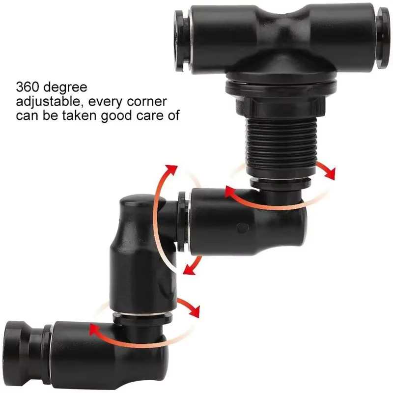 Sistema de Riego Misting Universal con Cabezal Rotativo 360° para Terrarios y Vivariums de Reptiles — imagen 4