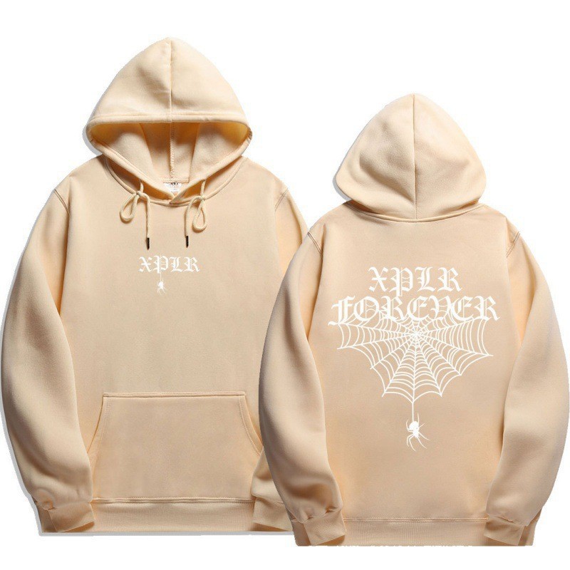 Sam and Colby XPLR Unisex Hoodie Sweatshirt with Spider Web Print — image 5