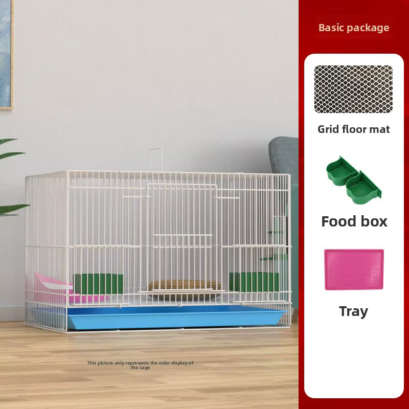 Caja para Aves de Gran Tamaño - Jaula de Hierro Forjado para Canarios y Pájaros Exóticos — imagen 3