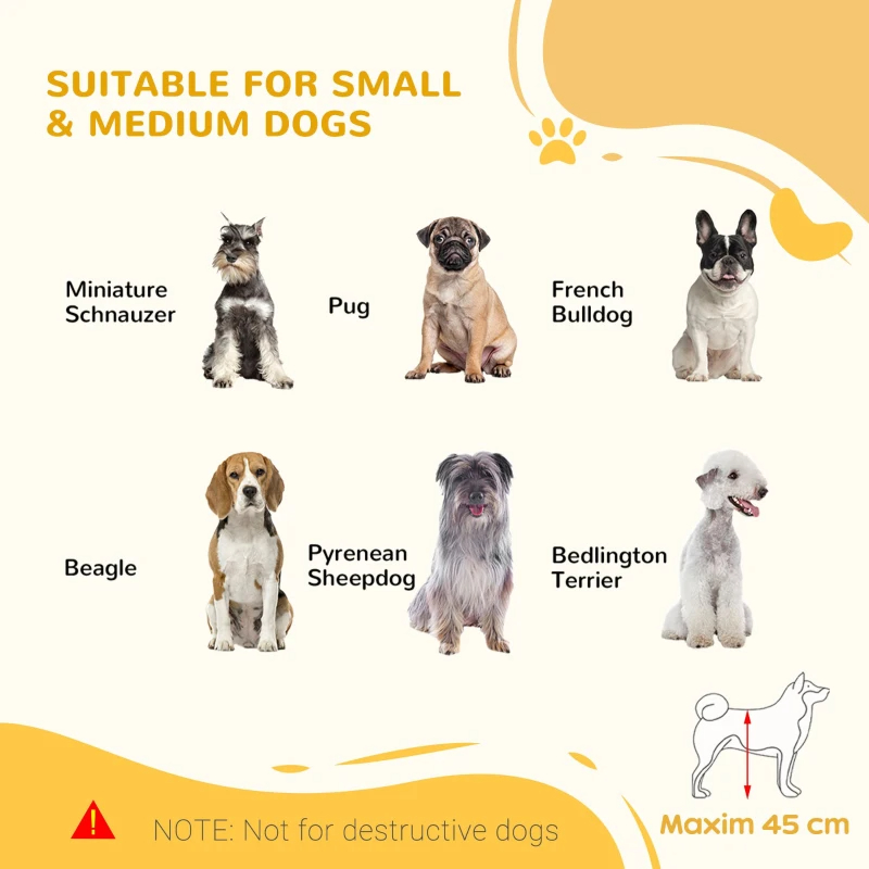 Extra Wide Freestanding Pet Gate With Adjustable Length Dog, Cat, Barrier For House, Doorway, Hallway, Natural — imagen 5