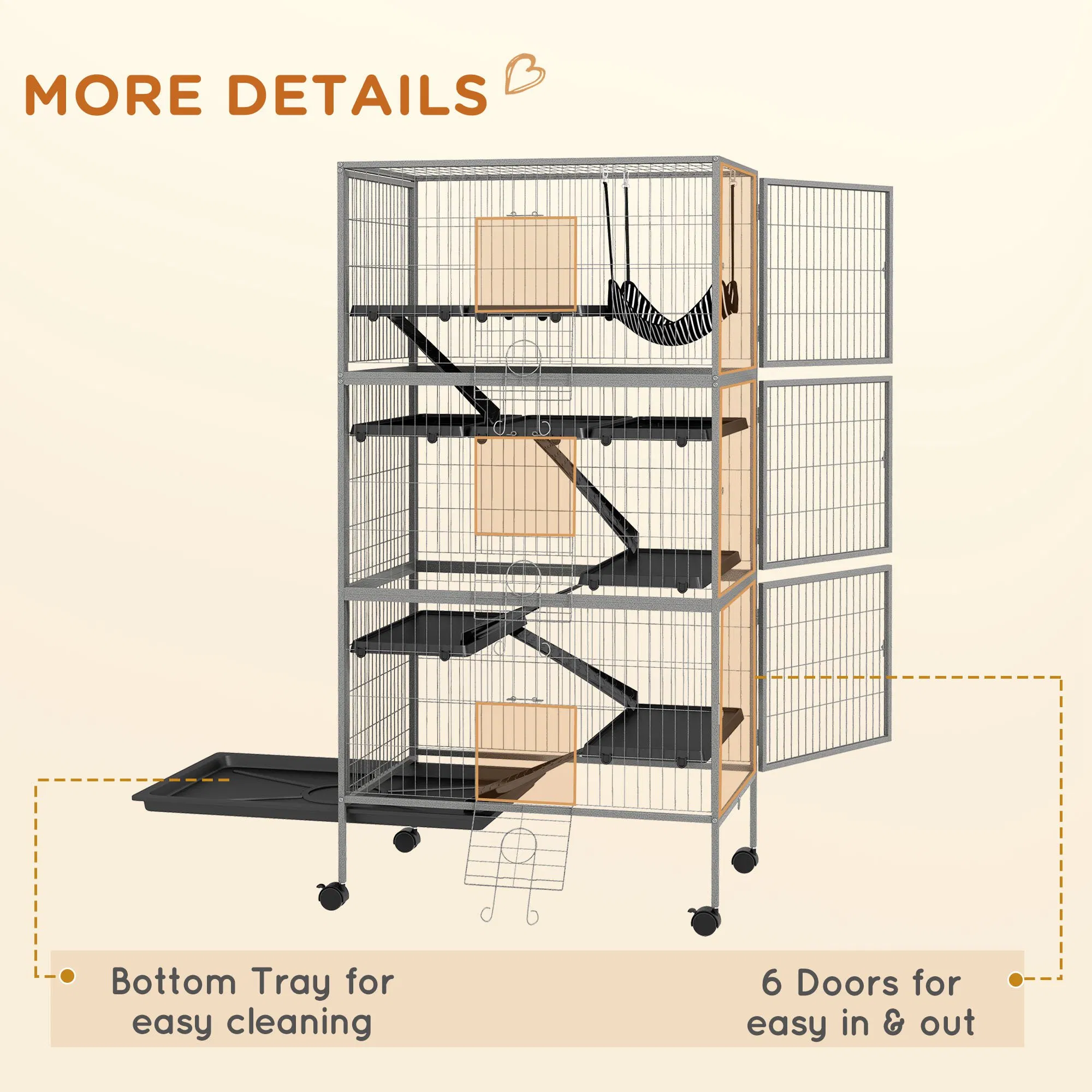 Small Animal Cage /Chinchilla Cage — imagen 4