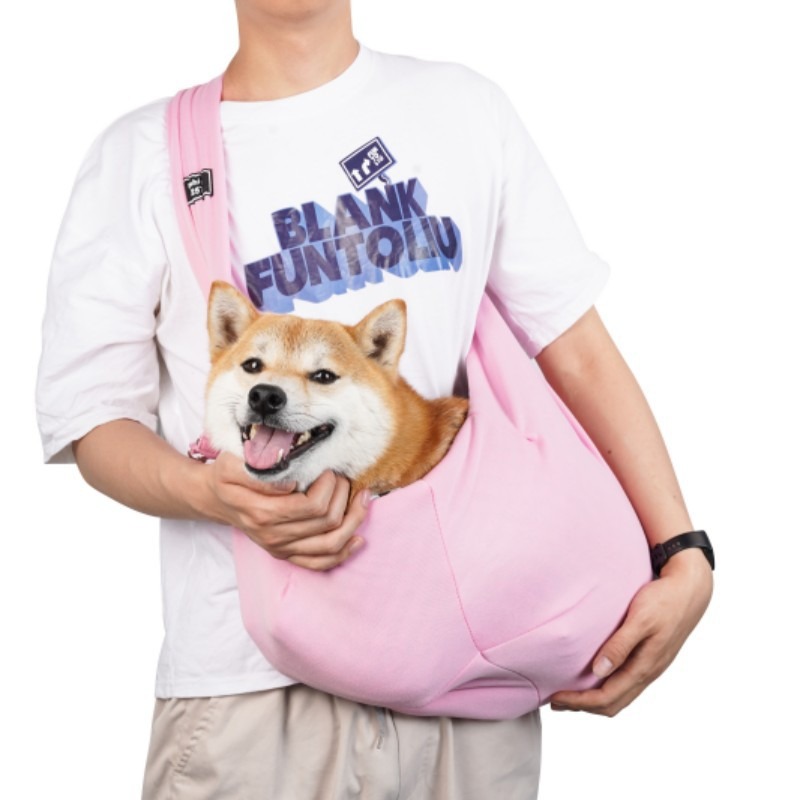 Crossbody breathable dog folding pet bag with large capacity pet supplies portable cat bag for outdoor use — image 12