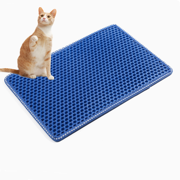 Double-layer Rice Cat Litter Mat — image 5