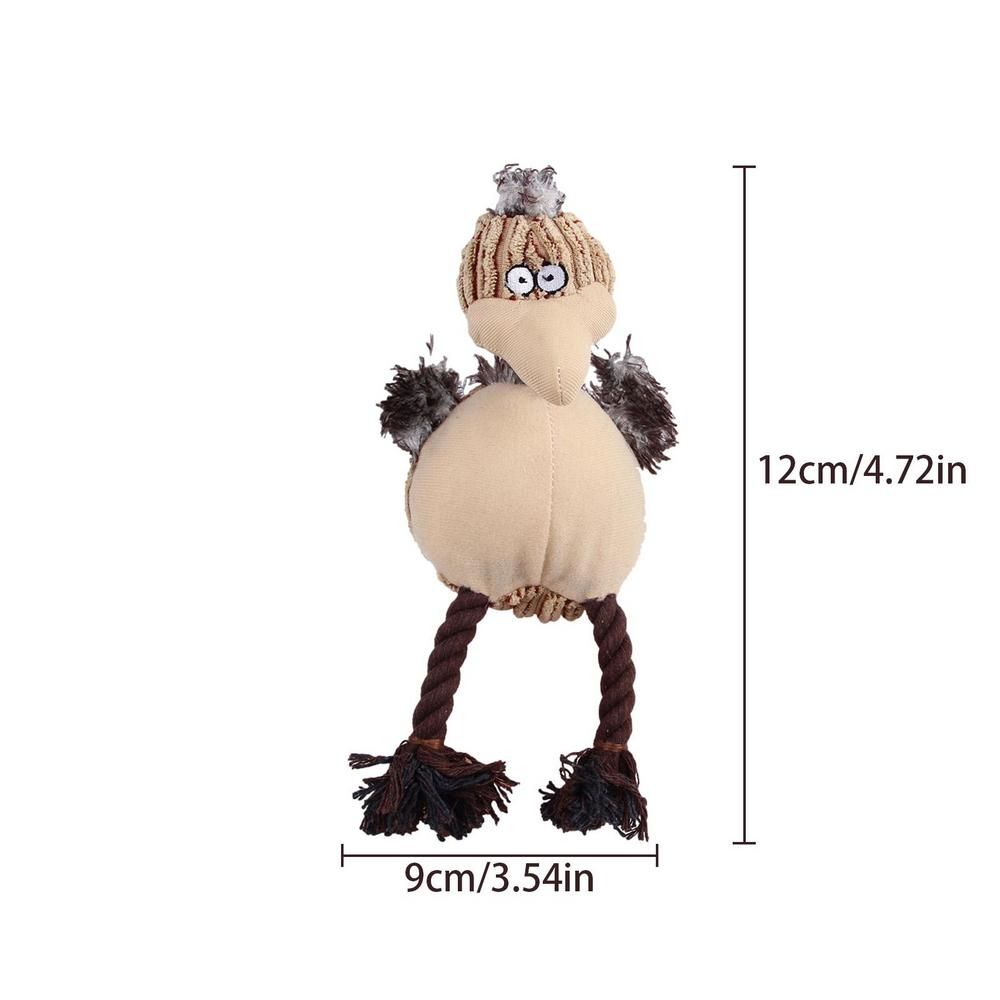 Stuffless Dog Toys Plush Toys For Aggressive Chewers Dog Toys For Aggressive Chewers Puppy Chew Toys Squeaky Plush Dog Toy With — image 8