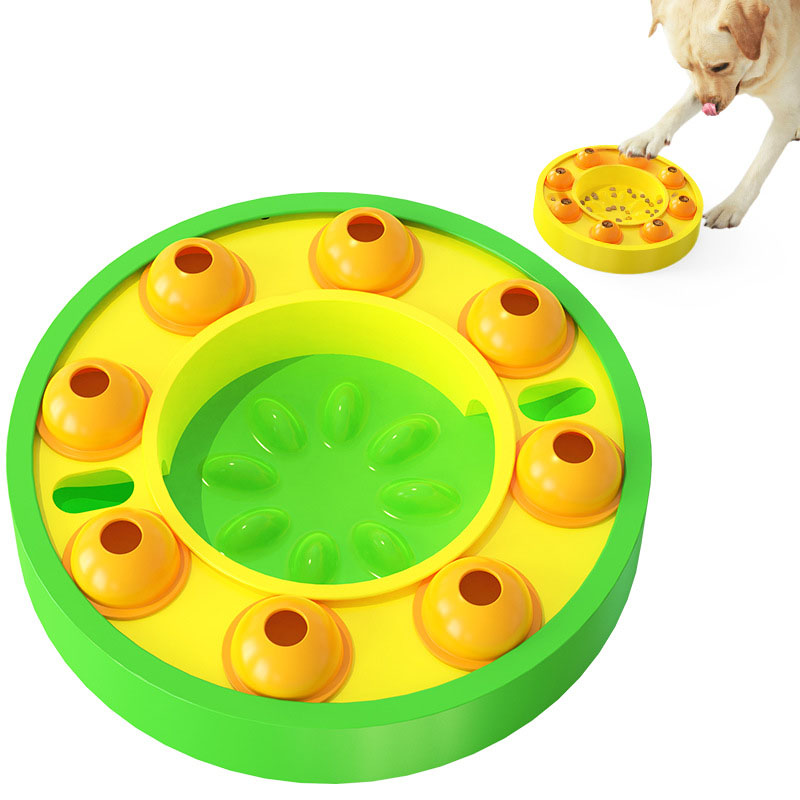 New Educational Interactive Dog Toy Training Treasure Hunt Slow Food Missing Food Plate Pet Products — image 2