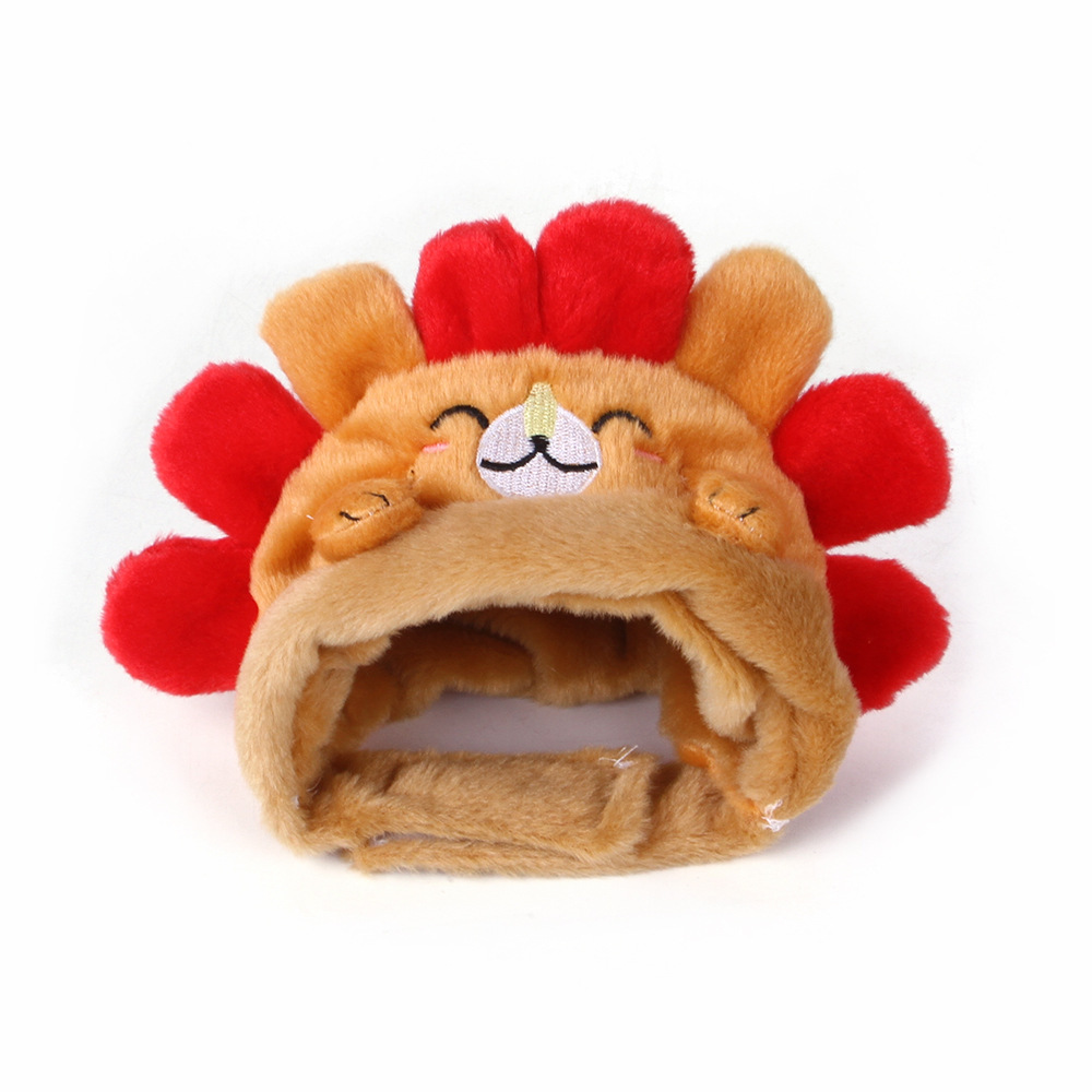 Cute Hedgehog Pattern Pet Head Cover Windproof Outdoor Decorative Mask for Cats and Small Dogs — image 7