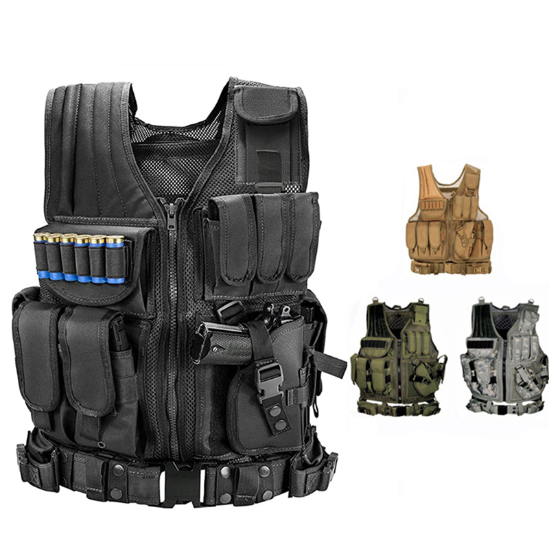 Vestimenta Táctica de Combate Militar para Caza y Pesca, Protección de Placas, Molle, Entrenamiento con Gases CS — imagen 1