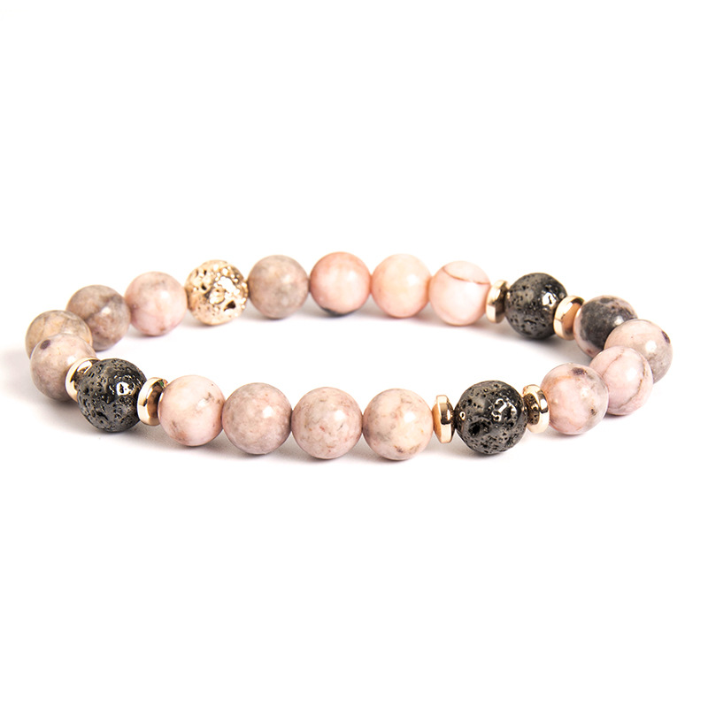 Nueva Pulsera de Poder con Piedra de Hematita Natural, Bebedera de Zebra — imagen 2