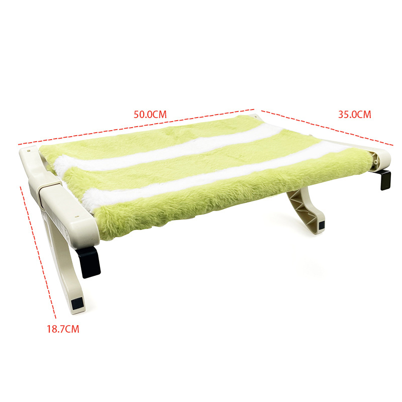 Mewoofun Cat Hammock One-Step Sliding Clamping Slot Adjustment Cat Window Hammock with Removable Covers 15kg Pet Accessories — image 3