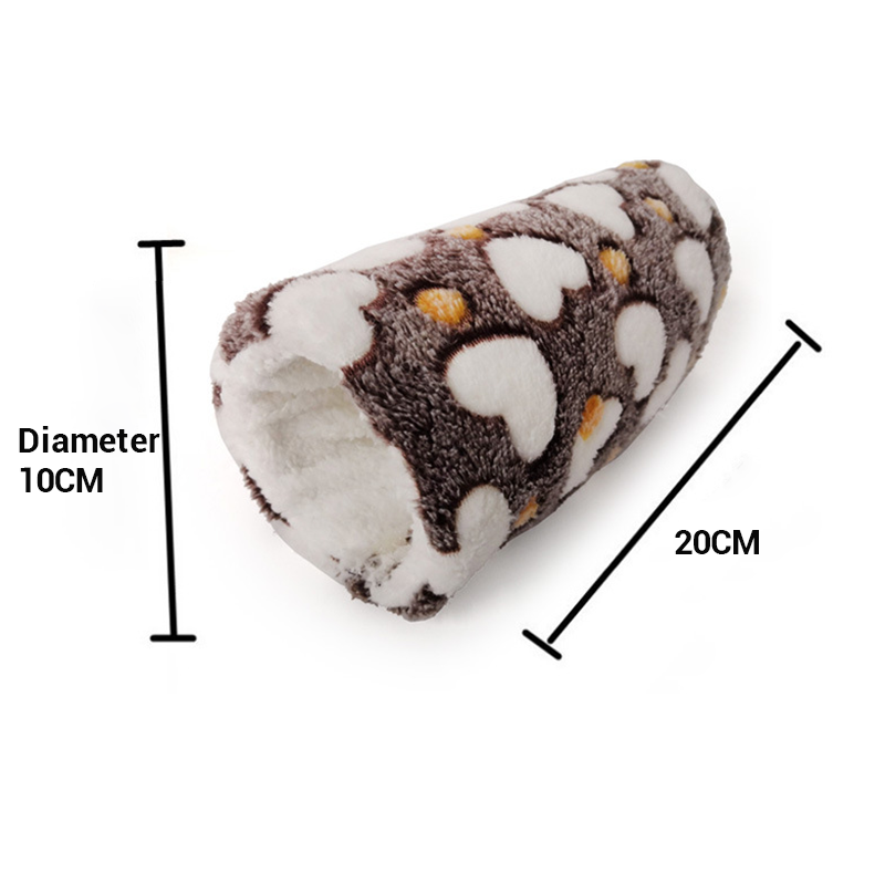 Hamster Cotton Nest Honey Bag Glider Dutch Pig Hedgehog Winter Warm Shelter Passage Pet Toy Tunnel — image 3