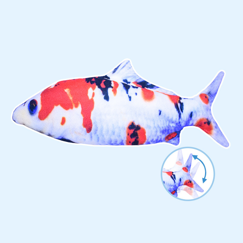 Electric Fish Will Jump, Simulating Fish Glow, Charging, Rocking Fish, Playing Cat Pet Toy — image 14
