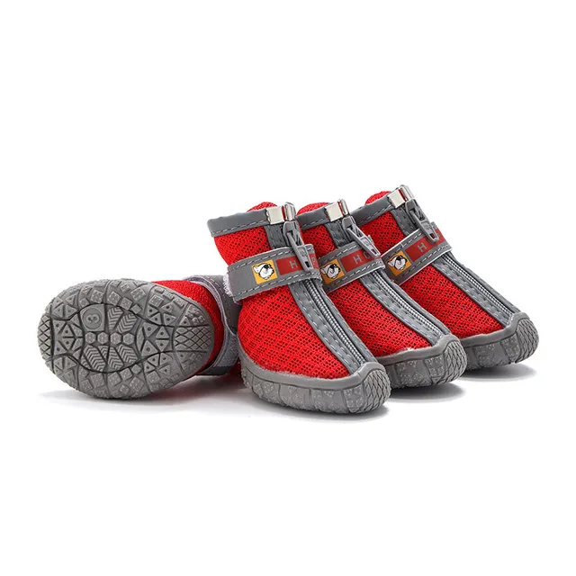 Zapatillas Respirables para Perros Pequeños Anti-Slip Zapatos de Verano con Reflejos para Chihuahuas Zapatos de Goma — imagen 9