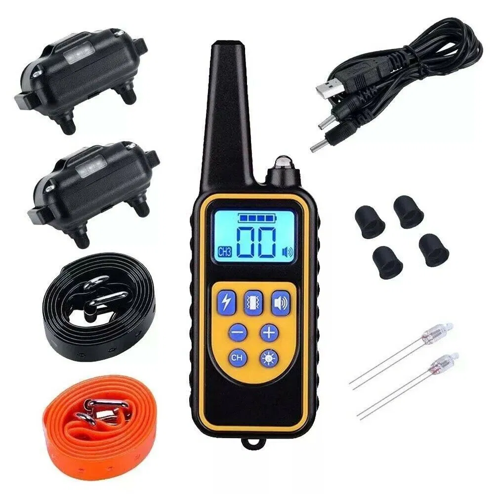 Cinturón de Adiestramiento para Perros con Control Remoto a Batería Recargable - Entrenador de Choque Hidrófugo para Mascotas — imagen 11
