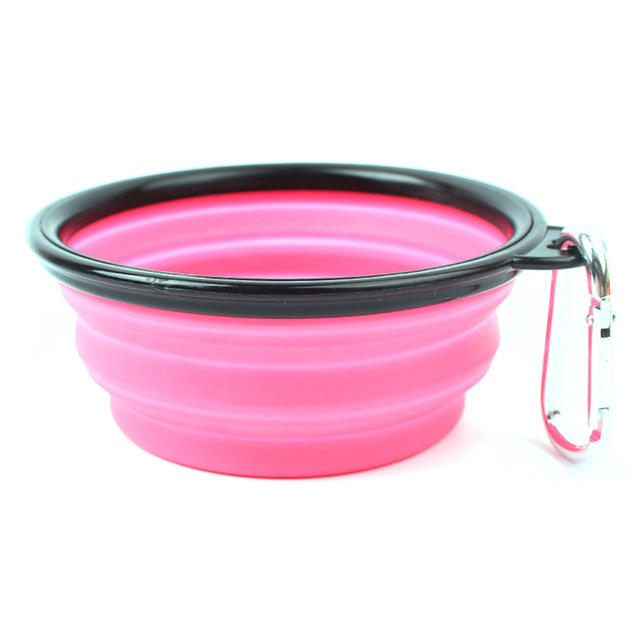 Bolsa de 1000ml para Perros y Gatos Portátil Reversible con Cierre Elástico para Viajes Caminatas Comida Agua — imagen 9