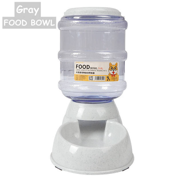 Alimentador Automático de Paja de Trigo Grande Capacidad 3.8L para Mascotas Comida y Agua — imagen 12