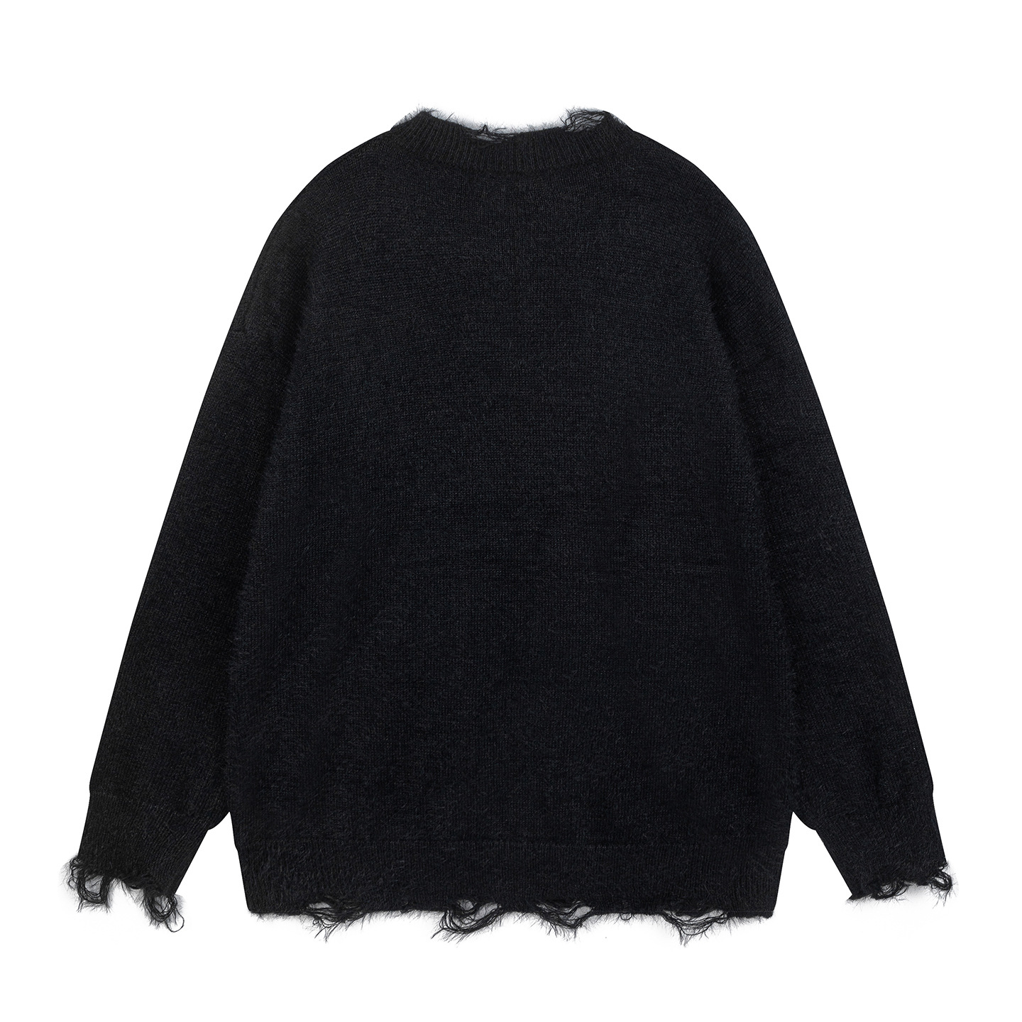 Color blocked cat letter sweater — image 5