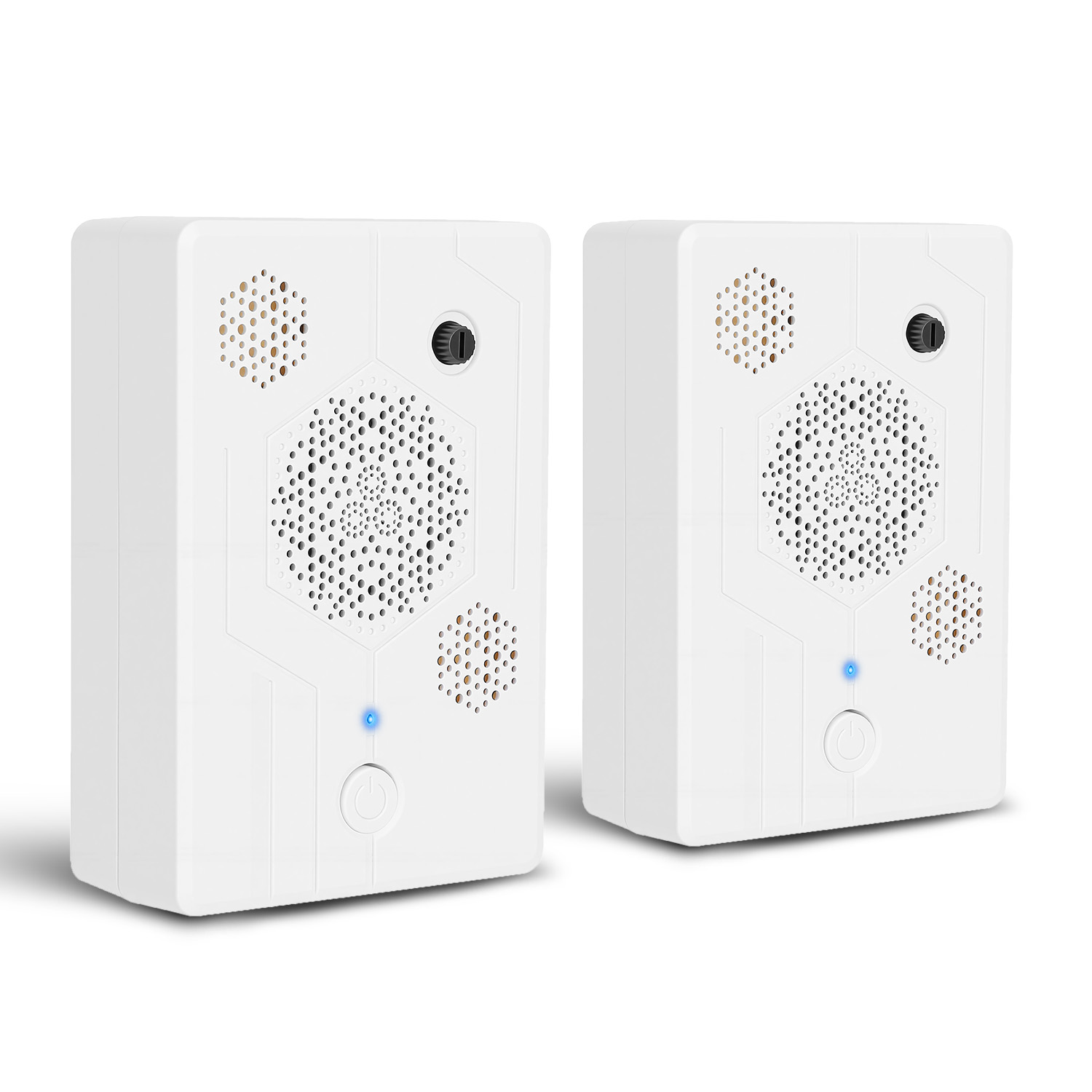Paquete de 2 Repelentes Ultrasónicos Recargables para Murciélagos 2026 Mejorados, Interior y Exterior, Disuasor de Aves, Ratones y Perros, con 3 Altavoces Ultrasónicos, para Ático, Porche, Casa — imagen 1